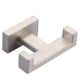 thumbnail image 1 of Wowow Wall Mount Knob Double Robe/Towel Hook in Brushed Nickel, 1 of 5