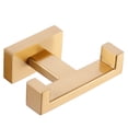 thumbnail image 1 of Wowow Wall Mount Knob Double Robe/Towel Hook in Gold, 1 of 5