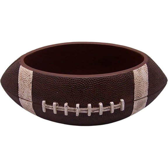 Wowser Brands Durable Football Shaped Planter Pot, Home & Garden Decor, Sports Theme Planter, 10.25 Inches