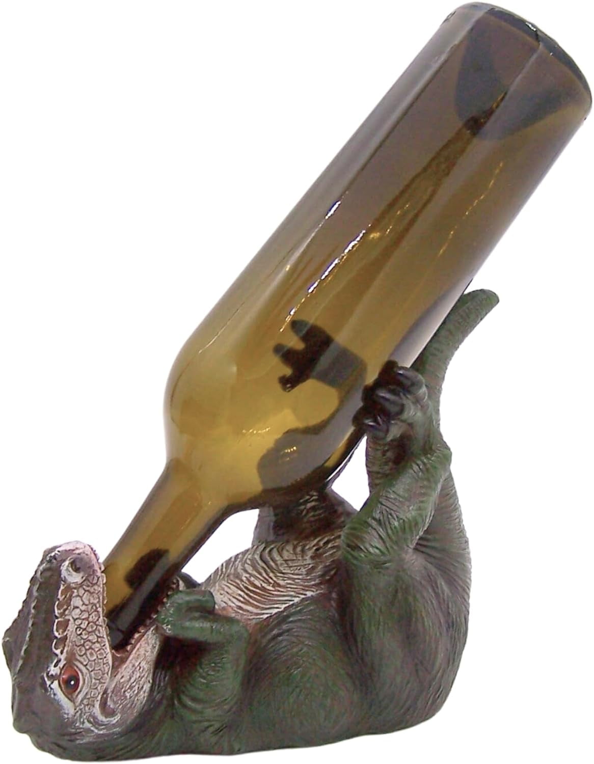 Wowser Brands T-Rex Wine Bottle Holder, Unique Home Bar Decor