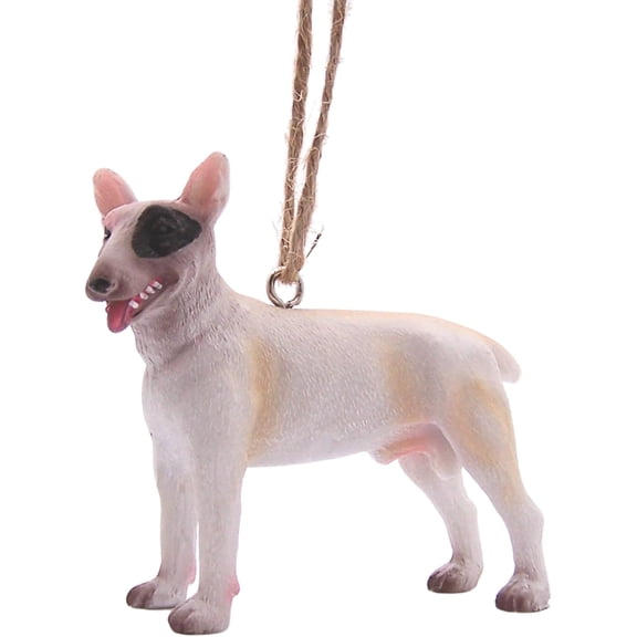 Spotted Standing Bull Terrier Hanging Christmas Ornament, Unique Hanging Dog Ornament, Gift for Dog Lovers, 2.75 Inches