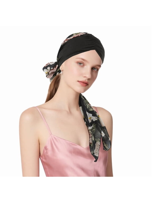 Chemo Headwear Turbans for Women Long Hair Chiffon Head Scarf Headwraps Cancer Hats