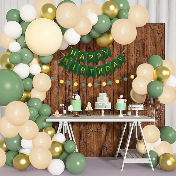 Wowstyle 150Pcs Latex Birthday Balloons Birthday Theme Party Decoration Plates Banner Balloon