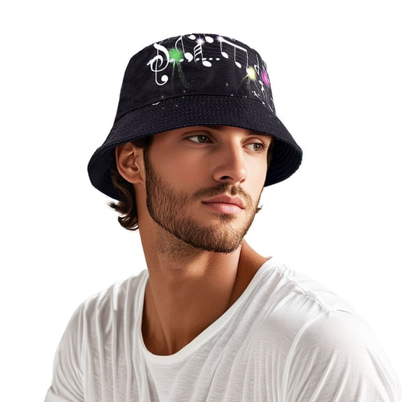 Wowstyle Reversible Bucket Hat for Men Women Packable Reversible Printed Sun Hats Fisherman Outdoor Summer Travel Hiking Double Side Wear Beach Caps