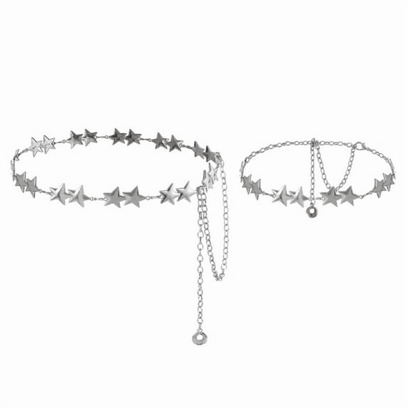 Wowstyle Western Belt Hat Band Women Cowboy Chain Belts Adjustable Cowgirl Hat Straps Dress Waistband Rodeo Outfits Accessories