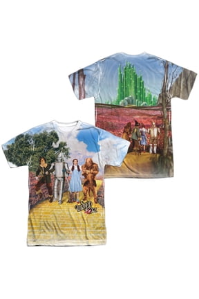 Woz On The Road Unisex Adult Sublimated Costume T Shirt (Front/Back), Small Multicolor