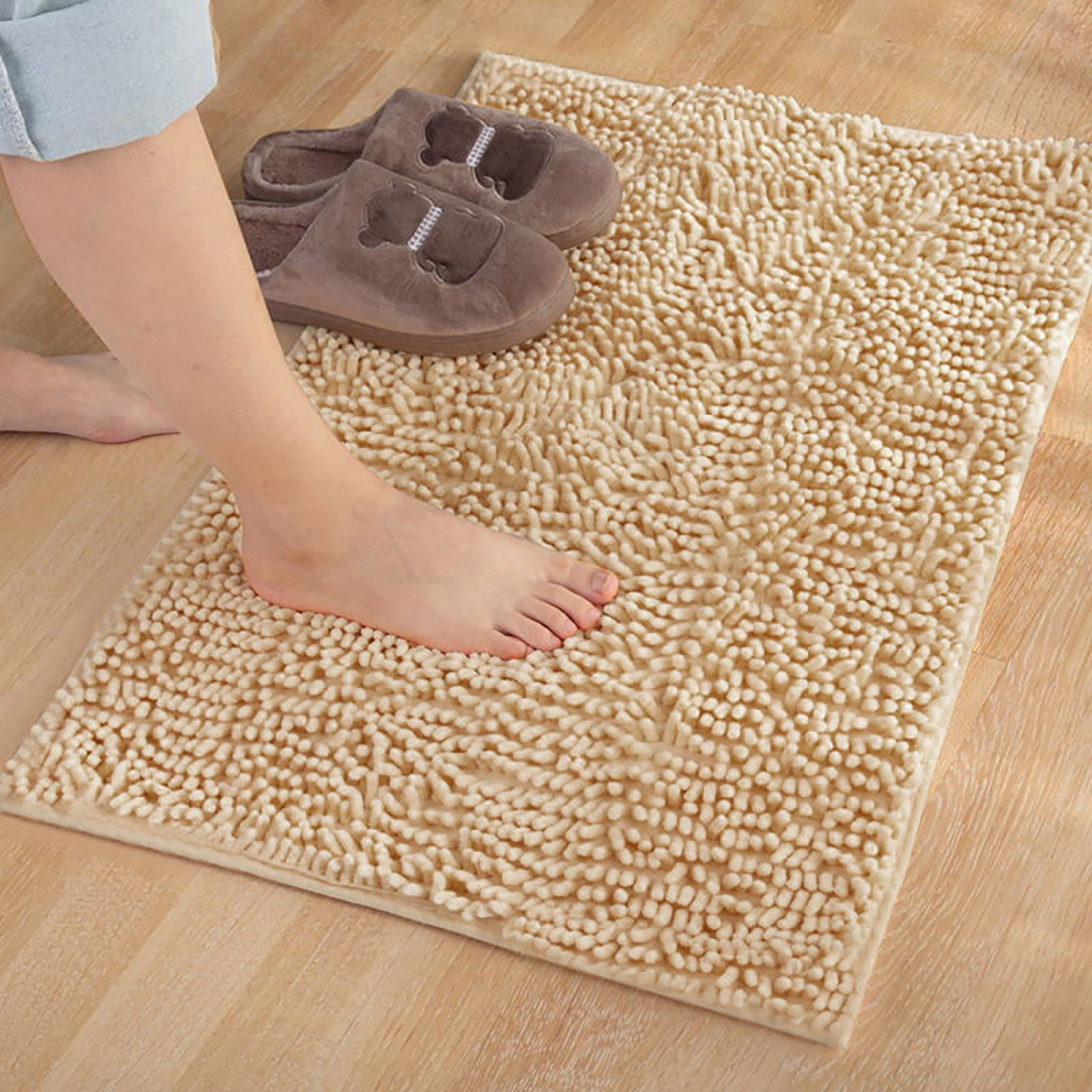 Wozhidaoke Area Rug Indoor & Outdoor Door Mat Low Profile Resist Dirt