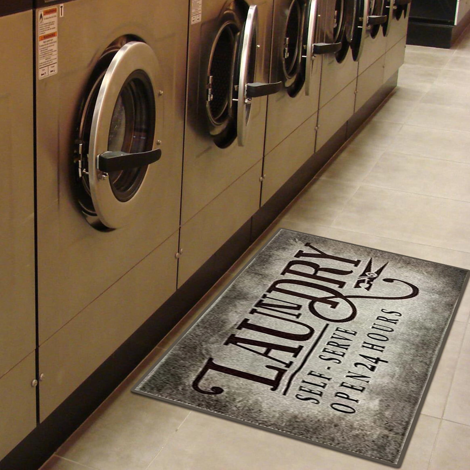 Wozhidaoke Area Rug Laundry Room Carpet Anti-Slip Kitchen Floor Mats ...