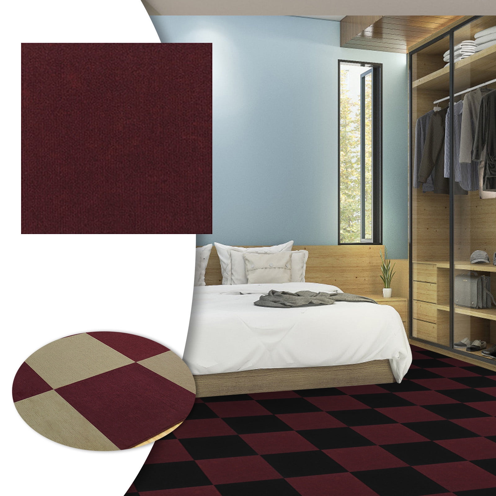 Wozhidaoke Area Rug Office Splice Carpet Door Rug Kitchen Blanket