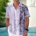Wozhidaoke Beach Shirts for Men, Short Sleeve Men's Summer Beach