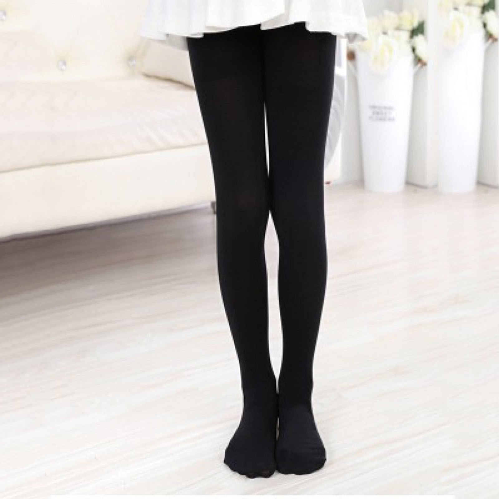 Durio 2-Pack Girls Ballet Tights - Ultra Soft Convertible Dance Tights For Toddlers & Kids - View #4