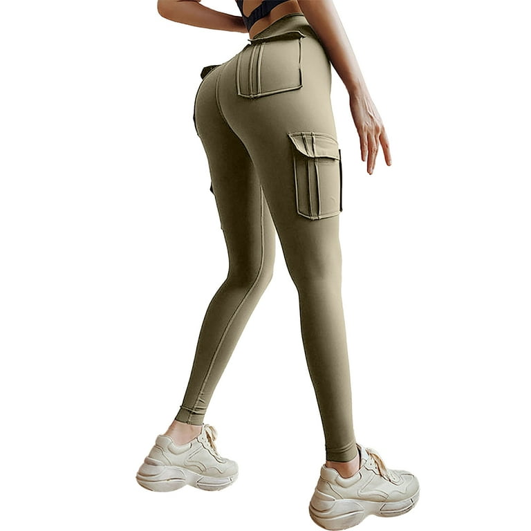 Wozhidaoke Pants For Women Running Leggings Workout Sports Pants Women'S  Fitness Riding Pants Yoga Yoga Pants Green L 
