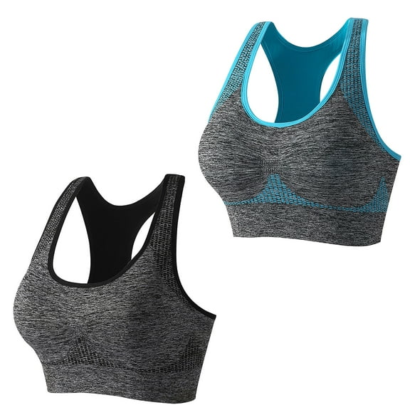 Wozhidaoke Sports Bras for Women High Support, Sports Bras Pack Multipack Padded Medium Support Bra for Workout Gym Yoga, Plaincolor Bras for Women | Green M