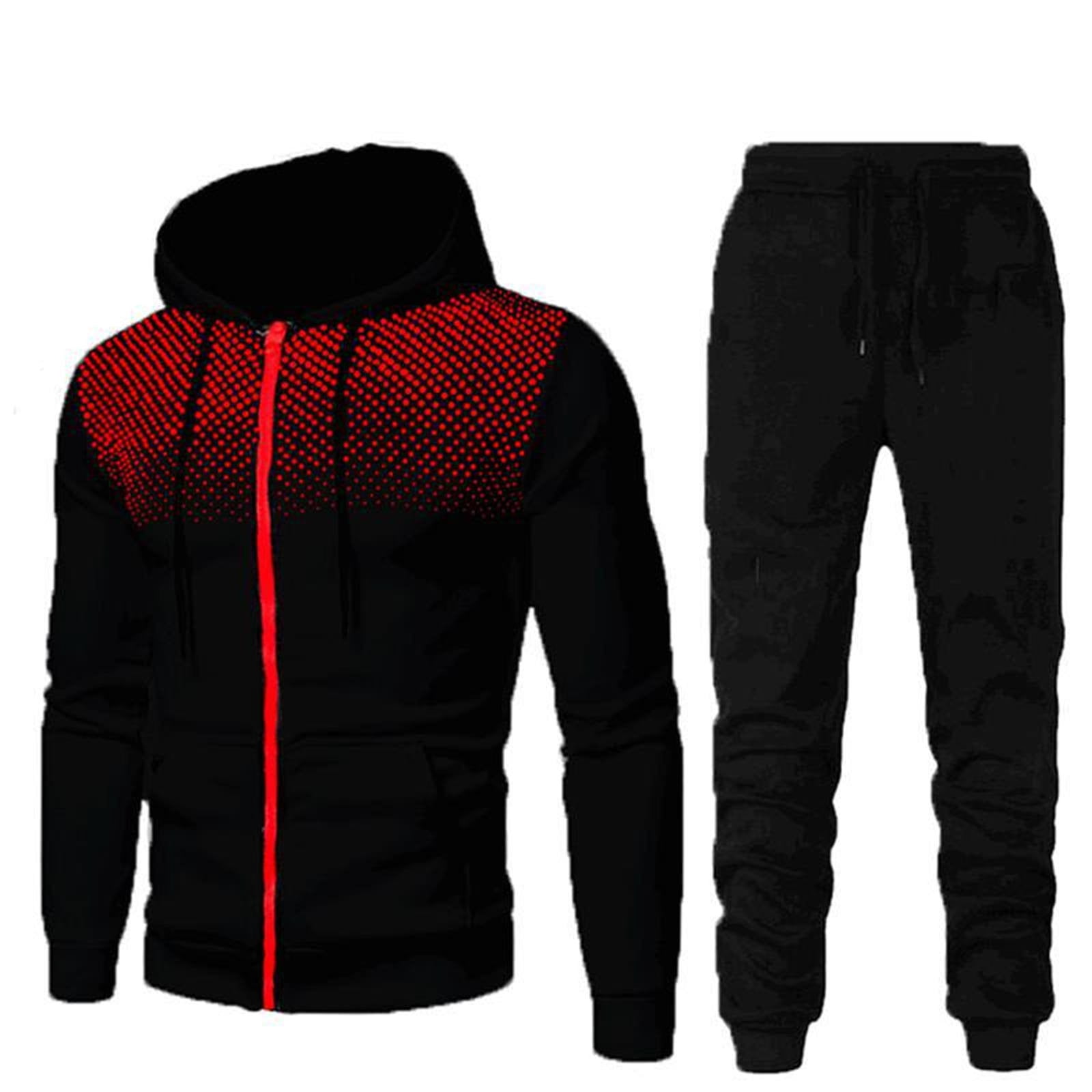 Wozhidaoke Sweatpants For Men Hoodie Men'S And Pants Sweatshirt Suit