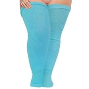 WOZHIDAOKE Thigh High Stockings Women Soild Plus Size Over Knee Cotton Socks Extra Long Extra Thick Thigh Socks Tall Socks Stockings For Women