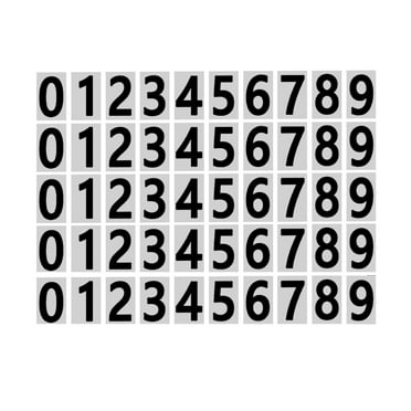 Wozhidaoke peel and stick wallpaper Mailbox Numbers For Outside 5 Sets 0-9 Reflective Number Stickers Strong Self Adhesive Address Numbers For Houses (2/3/4inch)