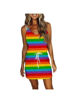 Womens Rainbow Dresses