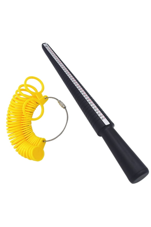 Tools Ring Size Stick Mandrel Finger Gauge Ring Sizer Set Measuring Sizes Jewelry Tool Tool Box