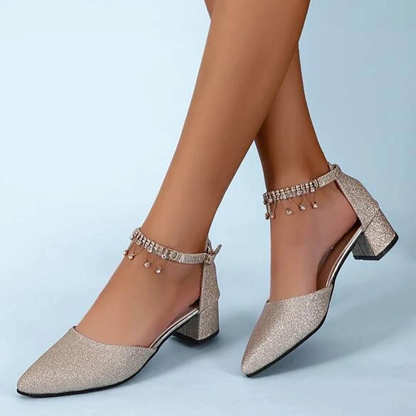 Jikolililili Women's Sexy Pointed Toe Soild Patent Leather High Heels Lady  Wedding Dress Pumps Shoes Women Shoes Christmas 2022 Deals Clearance -  Walmart.com
