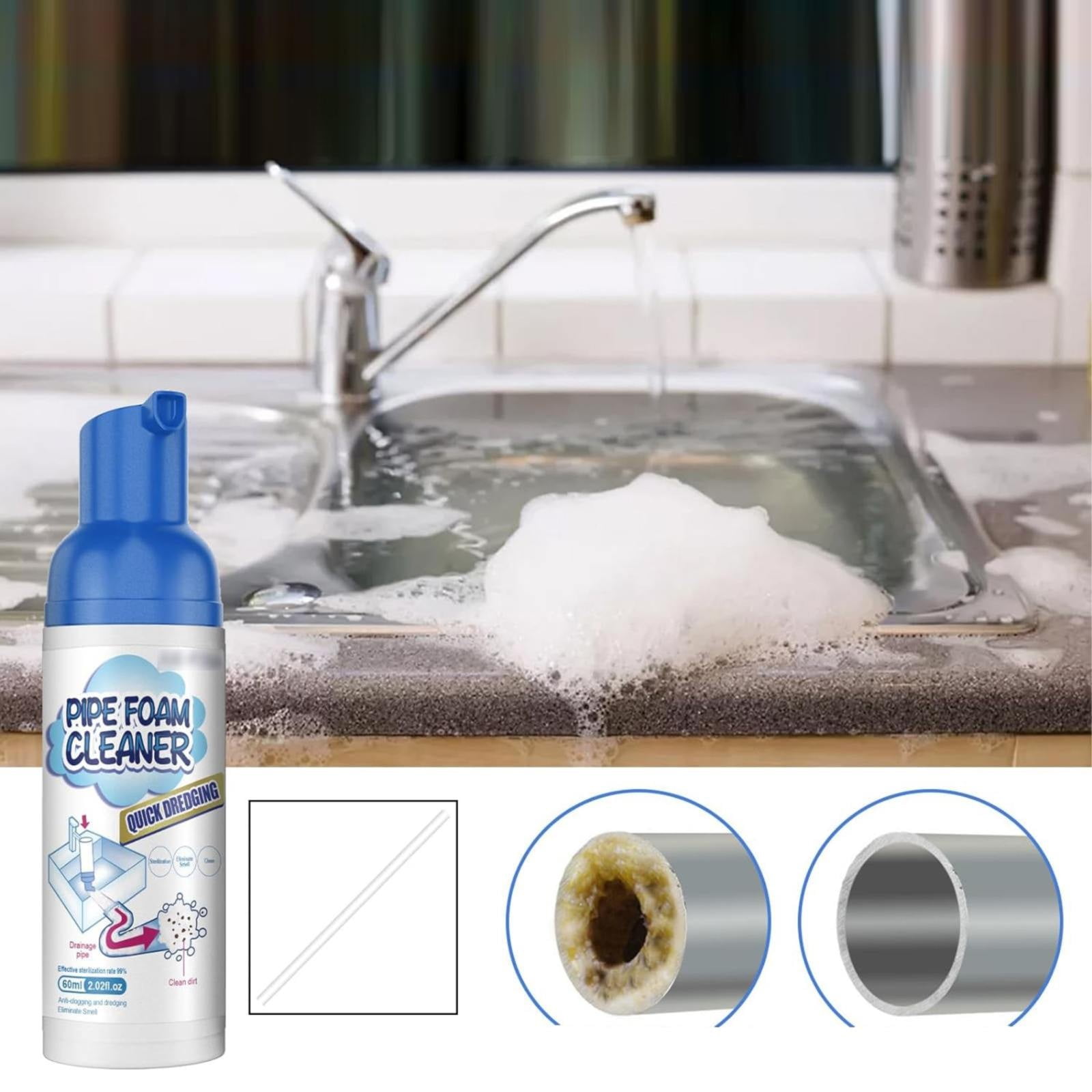Wozhilaka 1x Cleaning Supplies Drain Cleaner Get Out Foaming Drain Cleaner Foam Drain Cleaner ...