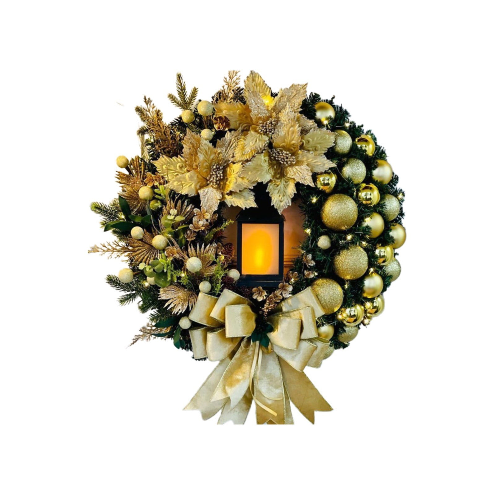 Wozhilaka Christmas Tree Ornaments 2024 Christmas Wreaths for Front