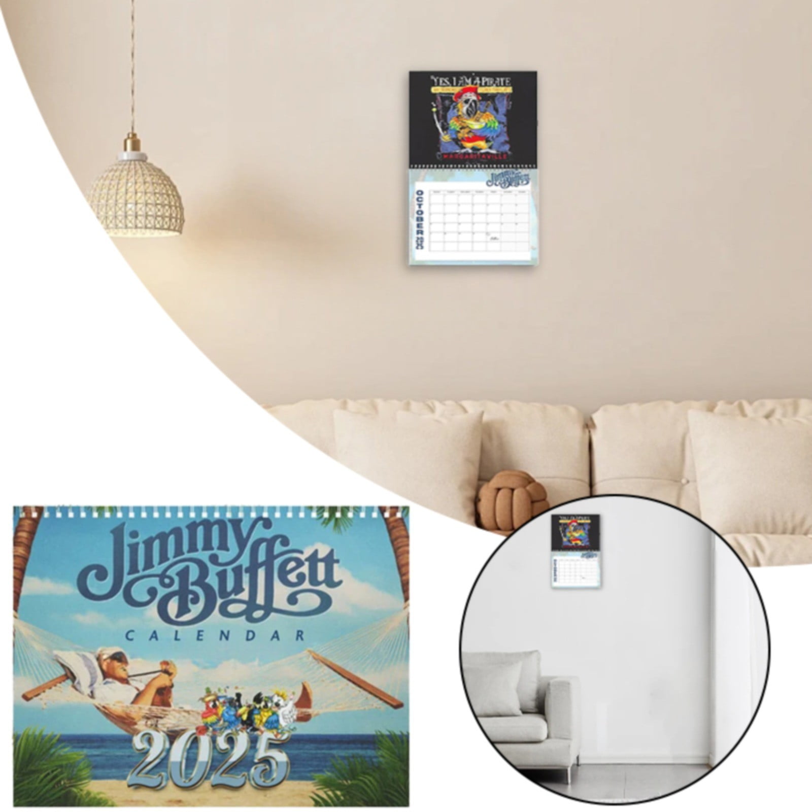 Wozhilaka Home Calendar Jbt Wall Hanging Calendar La 2025 January