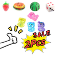 thumbnail image 1 of Wozhuo 2Pcs Mini Stress Balls Fidget Toys, Cute Bear Sensory Squeeze Ball Toys to Relax Party Favors Birthday Gifts Easter Egg Filler, 1 of 9