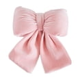 thumbnail image 1 of Wozhuo Christmas Bow Pinks Oversized Christmas Decoration Pendant Velvet Wedding Decoration Christmas Tree Ornament Easter Home Decor, 1 of 6