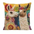 thumbnail image 1 of Wozhuo Cute Alpacas Pillow Set Soft Short Furry Sofa Cushion Set Car Bedside Decorative Cushion Easter Home Decor, 1 of 6