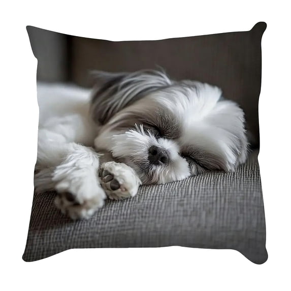 Wozhuo Cute Dog Pillow Cover Cushion Cover Rectangular Sofa Decorative Pillow Cover Easter Home Decor