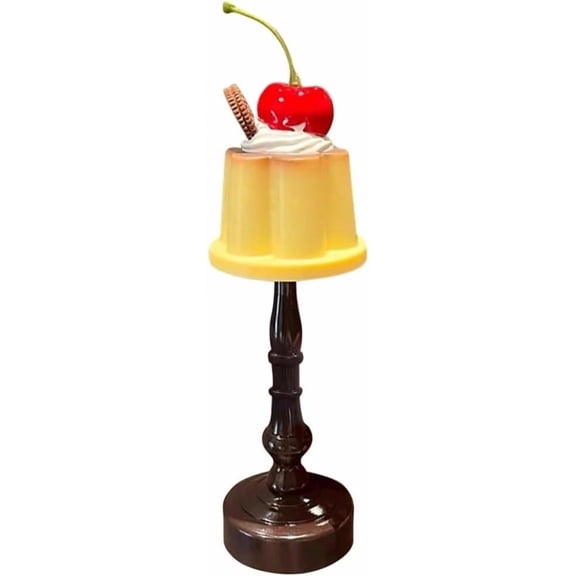Wozhuo Cute Pudding Night Light Led Desk Lamp For Bedroom Portable Kawaii Bedside Lamp Funny Gift For Breastfeeding Toddler Baby Kids Decor Easter Home Decor