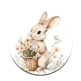 thumbnail image 1 of Wozhuo Easter Bunny Coasters Wooden Heat Resistant Cup Mats for Table Decor, 1 of 6