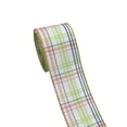 thumbnail image 1 of Wozhuo Easter Ribbon Egg Bunny Checkered Spring Decor DIY Craft Gift Wrap Bow, 1 of 6