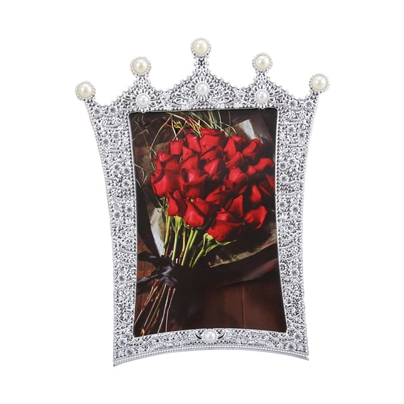 Wozhuo European Pearl Inlaid Frame Home Wedding Photo Decoration Frame French Resin Frame Decoration Piece Easter Home Decor