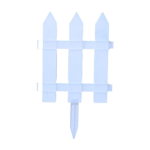 Wozhuo Plastic Fence PVC Garden Fence Outdoor Durable Easy Install Vegetable Protection