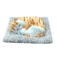 thumbnail image 1 of WozhuoToy Simulation Animals Toy Will Call With Cloth Mat Sleeping The Doll Toy Kids Gifts, 1 of 3