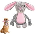 thumbnail image 1 of WozhuoToy Stuffed Dog Toys Easter Bunny Dog Toy, Squeaker Plush Pet Toy with Paper Interactive Durable Puppy Chew Toys Dog Easter Gift for Medium Small Dogs, 1 of 8