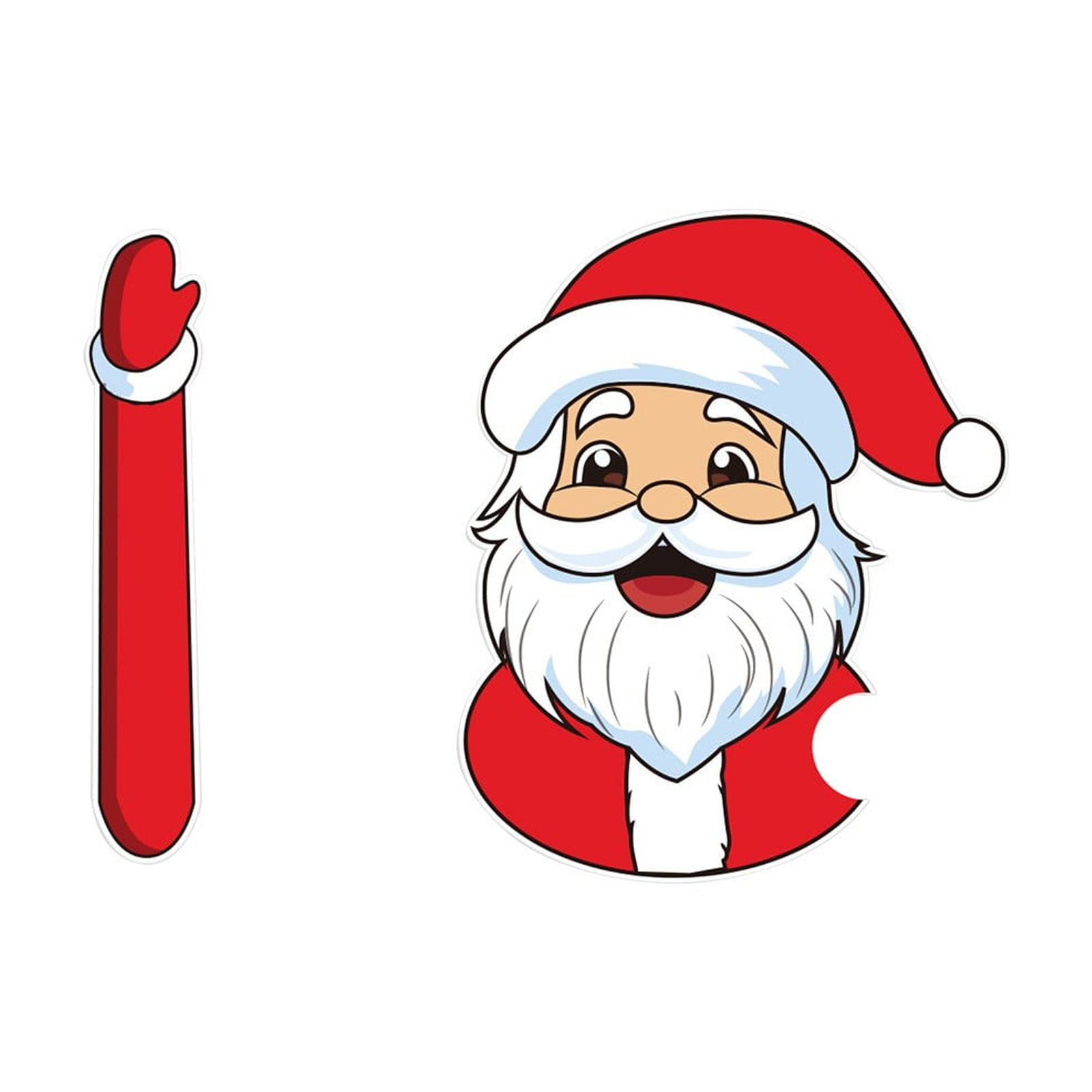 HEMOTON 6 Pieces Fruit Forks Christmas Snowman