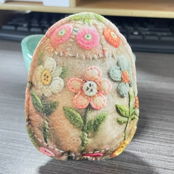 WozhuoToy Felt Egg House Diy Kit, Felt Easter Eggs, Easter Embroidery DIY Material Kit, Embroidery Production Holiday Decoration Parent-child Interaction