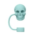 thumbnail image 1 of Wozhuob Halloween Skull Straw Topper Goth Straw Cover Cap for Stanley Cup, 10mm Skull Straw Cover for Stanley Tumblers Accessories Halloween, 1 of 5