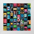 thumbnail image 1 of Wozniak, Sophie 15x15 White Modern Wood Framed Museum Art Print Titled - Cuba, 1 of 4