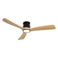 thumbnail image 1 of Wozzio 52'' Natural Log Recessed Mount Ceiling Fan Light with Lighting And Remote Control, Log Colour Wooden Fan Blade, Silent Reversible DC Motor, Light Memory, 6 Speed, 1 of 10