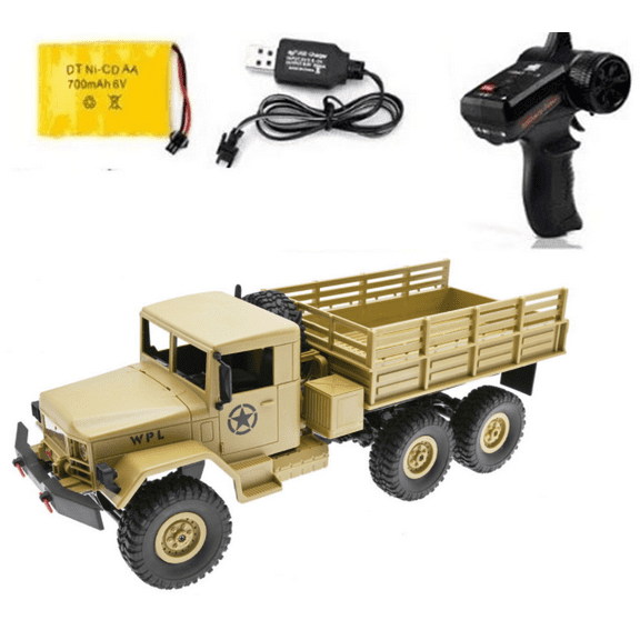 Wpl b16 b-16 1:16 rc truck wpl rc crawler car 6wd 2.4g mini off-road remote control car 15km/h top speed mini rc monster truck