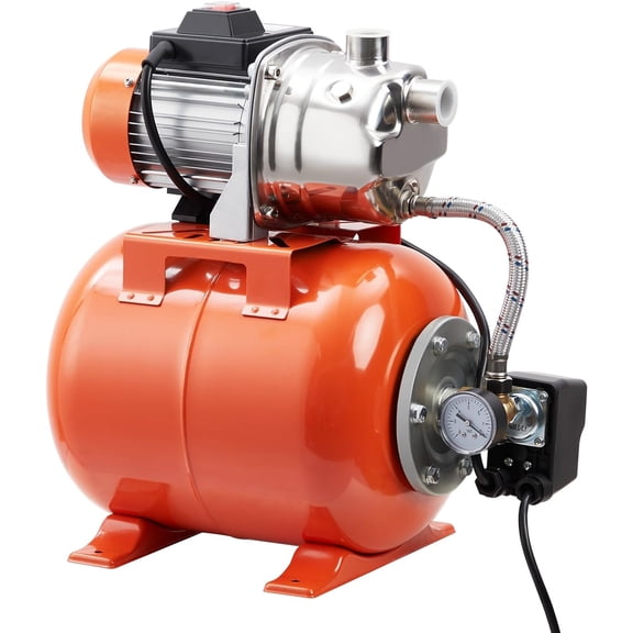 Wpond 1 HP, 115 Volts, Orange 30 lb Water Transfer Pump