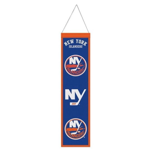 Wraft Fanatics 9416648498 8 x 32 in. York Islanders Banner - Wool Heritage Evolution Design
