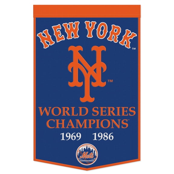 WinCraft New York Mets 24" x 38" Championship Banner
