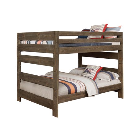 Wrangle Hill Full Over Full Bunk Bed Gun Smoke