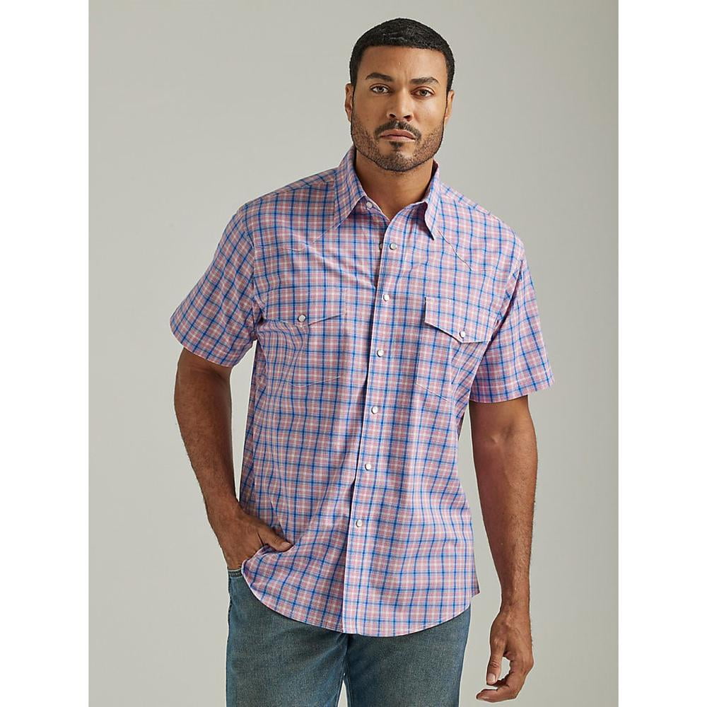 Wrangler 112326368 SUM23 MENS WR SS SNAP - MWR22303M Multi XXL  