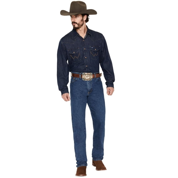 Wrangler 13MGSHD George Strait Original Fit Jeans Blue 36x32