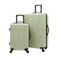 thumbnail image 1 of Wrangler 2-Piece Quest Spinner 28" and 20" Travel Luggage Set -Pelican, 1 of 15